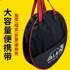 圆型手提鱼护包防水加厚两层帆布多功能渔具收纳袋